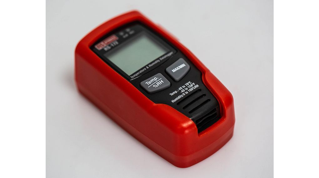 Data Logger, Temperature / Humidity, 1 Channels, USB, 32700 Measurements, -40 ... 70°C